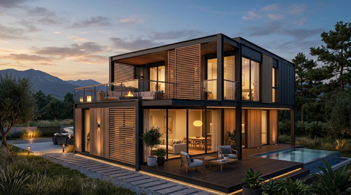 100 m² Dubleks Villa